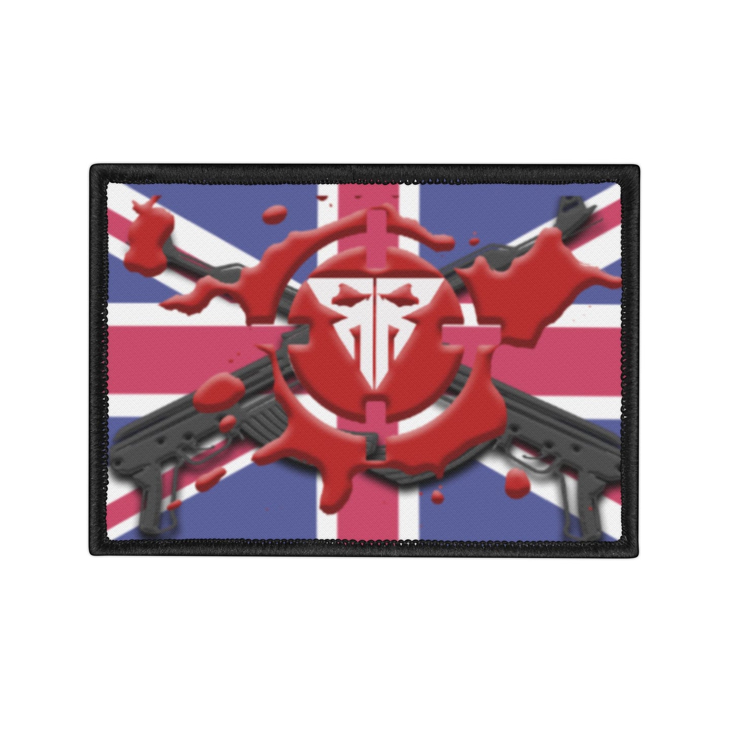 Redrum Shooting Club Iron-On Patch – Union Jack Edition