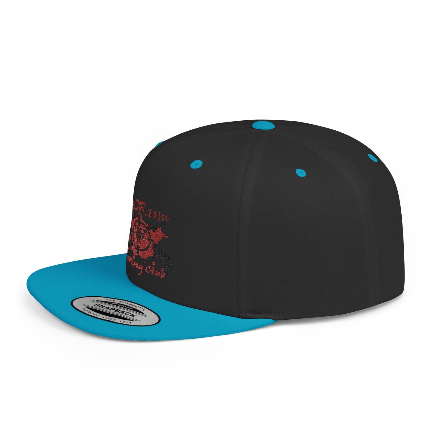 π« Redrum Shooting Club Classic Snapback Hat β Flat Bill, High-Profile Style