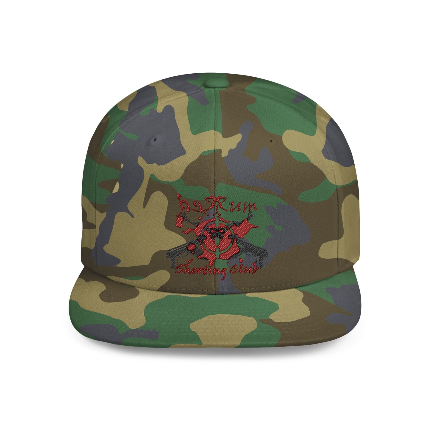 π« Redrum Shooting Club Classic Snapback Hat β Flat Bill, High-Profile Style