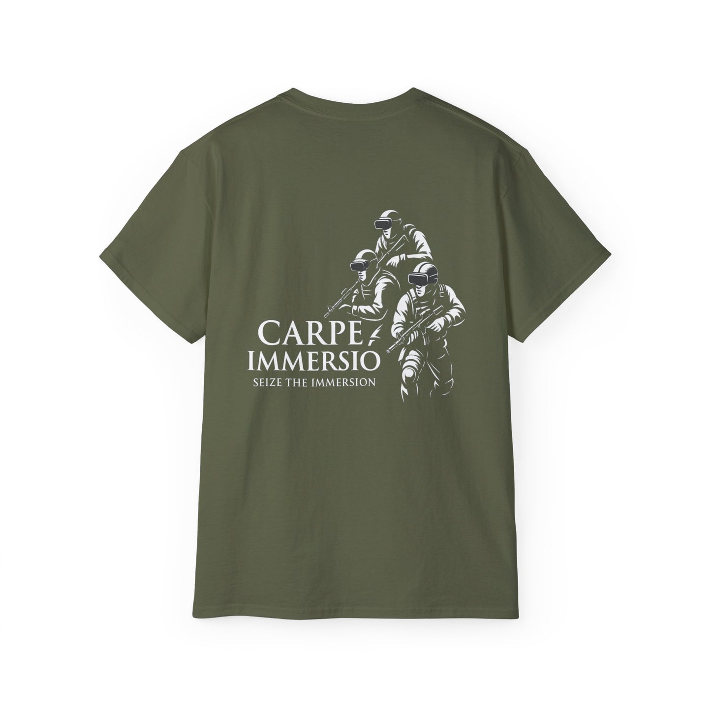 Carpe Immersio T-Shirt – Seize the Immersion VR Gamer Tee by Redrum Shooting Club