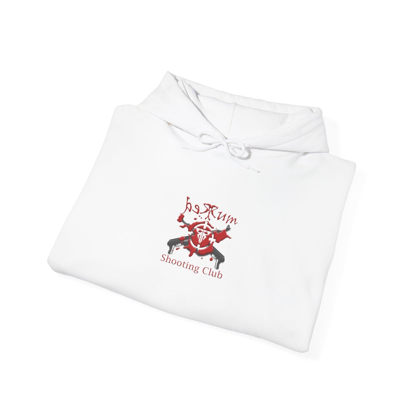 Redrum Shooting Club Logo Hoodie – Classic Fit with Front & Back Club Branding