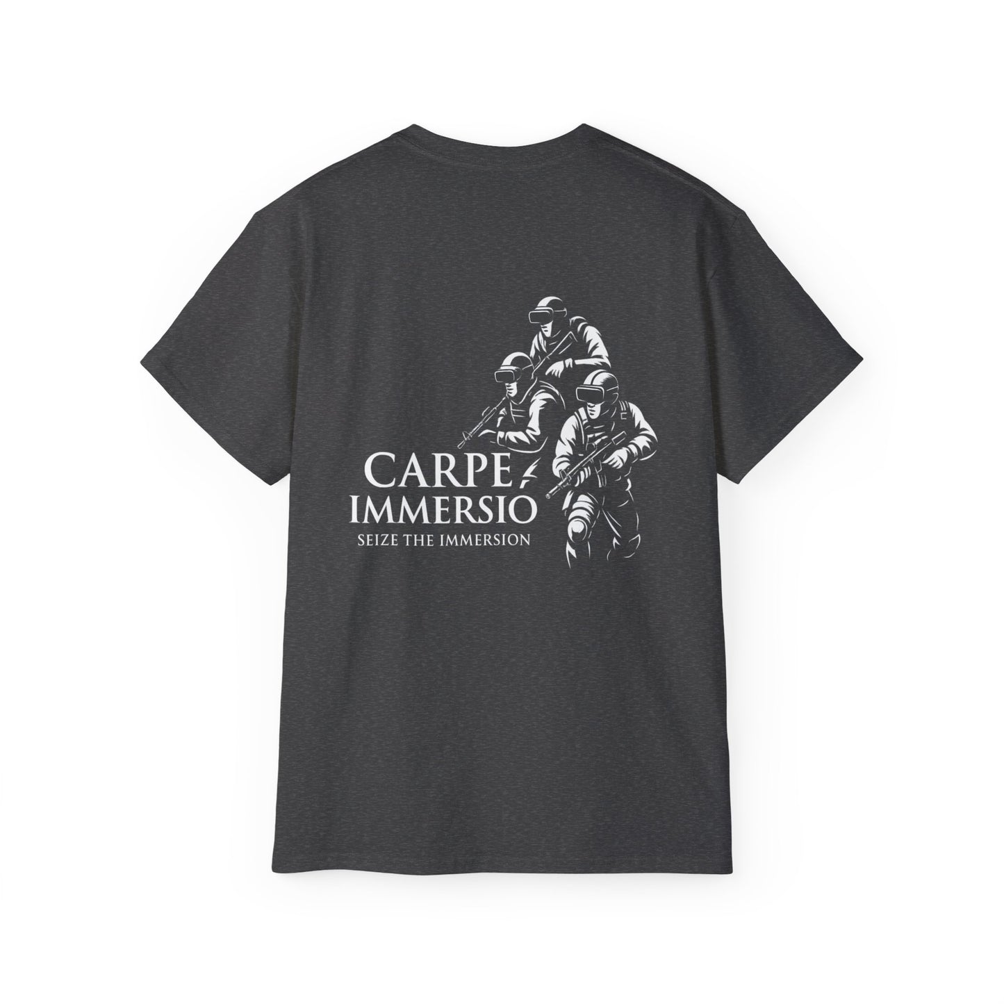 Carpe Immersio T-Shirt – Seize the Immersion VR Gamer Tee by Redrum Shooting Club
