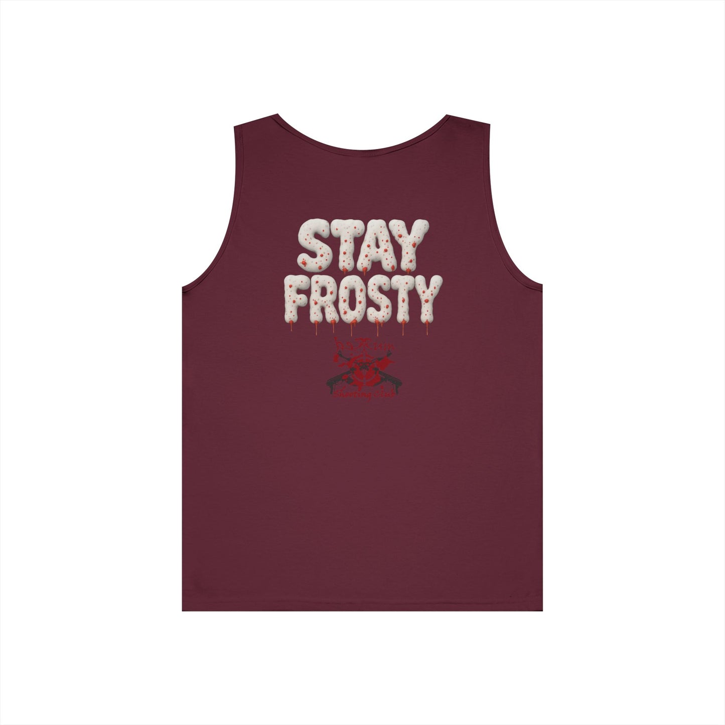 Stay Frosty Tactical Penguin Tank Top – Unisex Heavy Cotton, Multiple Colors, VR Gamer Club Apparel