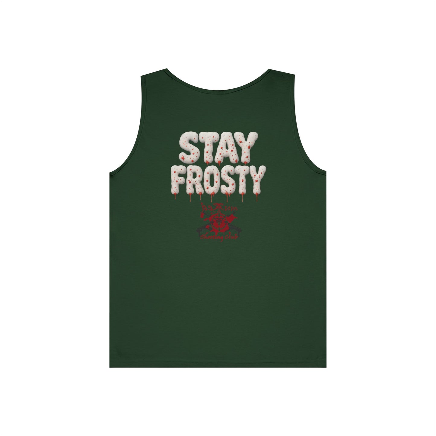 Stay Frosty Tactical Penguin Tank Top – Unisex Heavy Cotton, Multiple Colors, VR Gamer Club Apparel