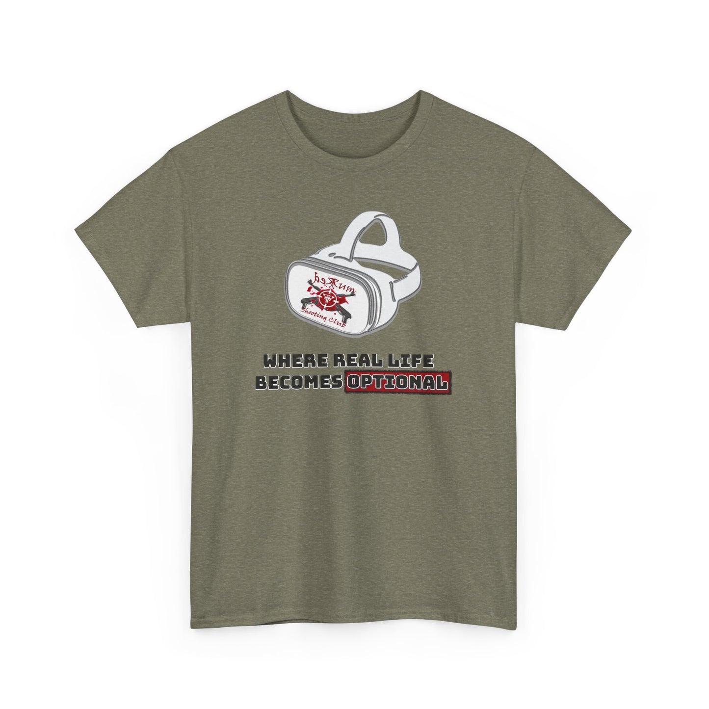 Where Real Life Becomes Optional – VR Gamer Tee