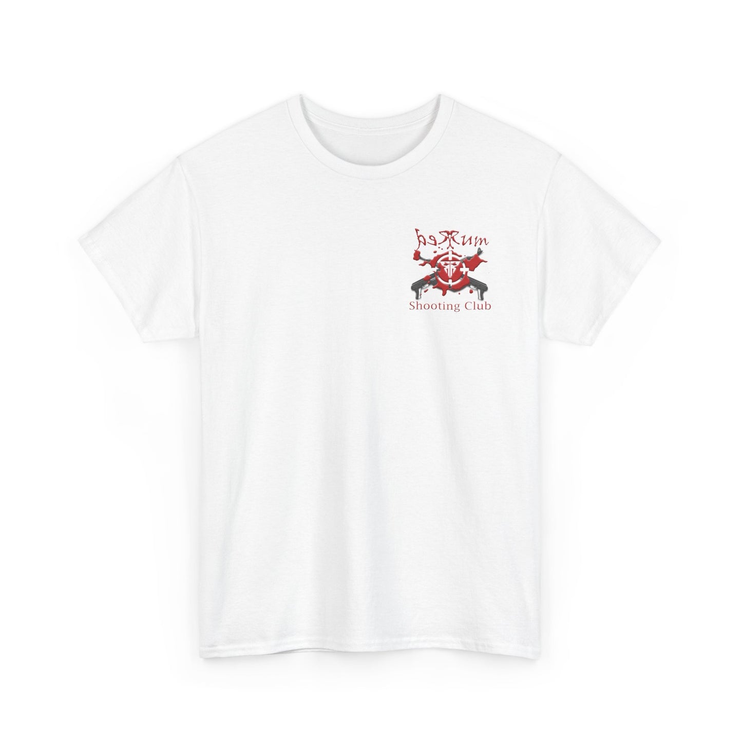 Redrum Shooting Club Tee – Front & Back Logo Edition