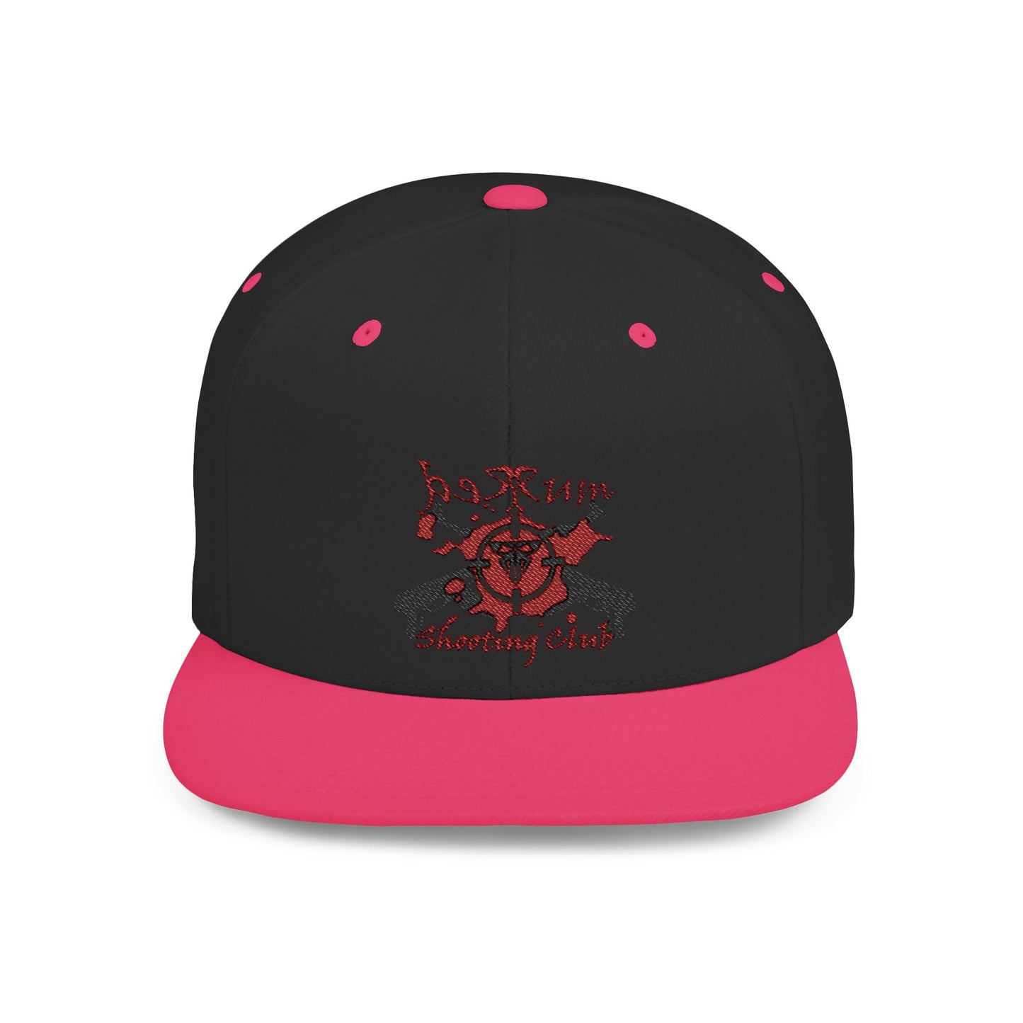 π« Redrum Shooting Club Classic Snapback Hat β Flat Bill, High-Profile Style