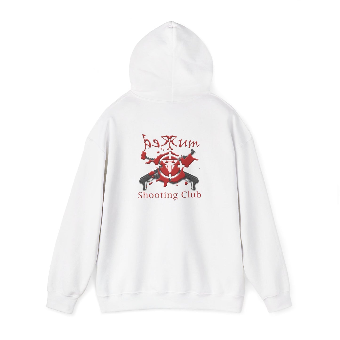 Redrum Shooting Club Logo Hoodie – Classic Fit with Front & Back Club Branding