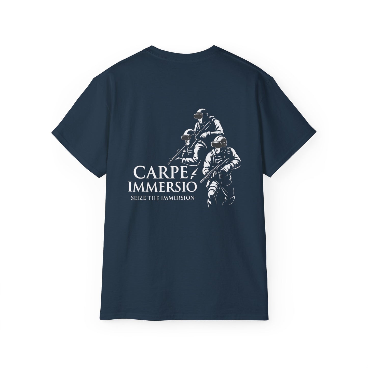 Carpe Immersio T-Shirt – Seize the Immersion VR Gamer Tee by Redrum Shooting Club
