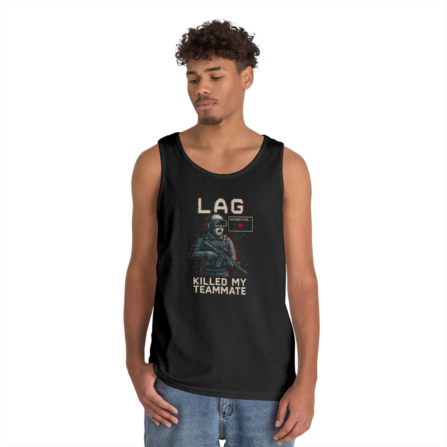 Lag Killed My Teammate – Gamer Tank Top