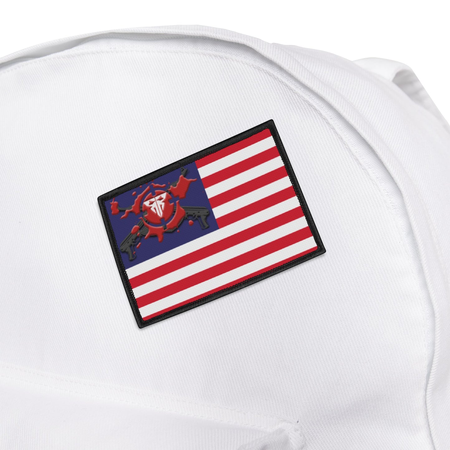 Redrum Shooting Club Iron-On Patch – American Flag Edition