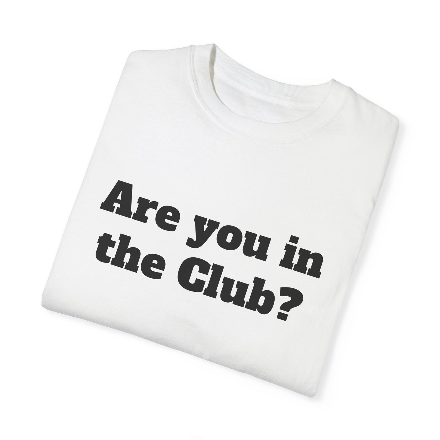 Unisex Garment-Dyed T-shirt