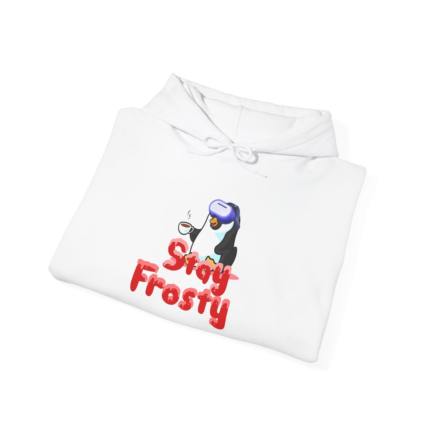 Stay Frosty VR Gamer Hoodie - Cozy Up in Gamer Style