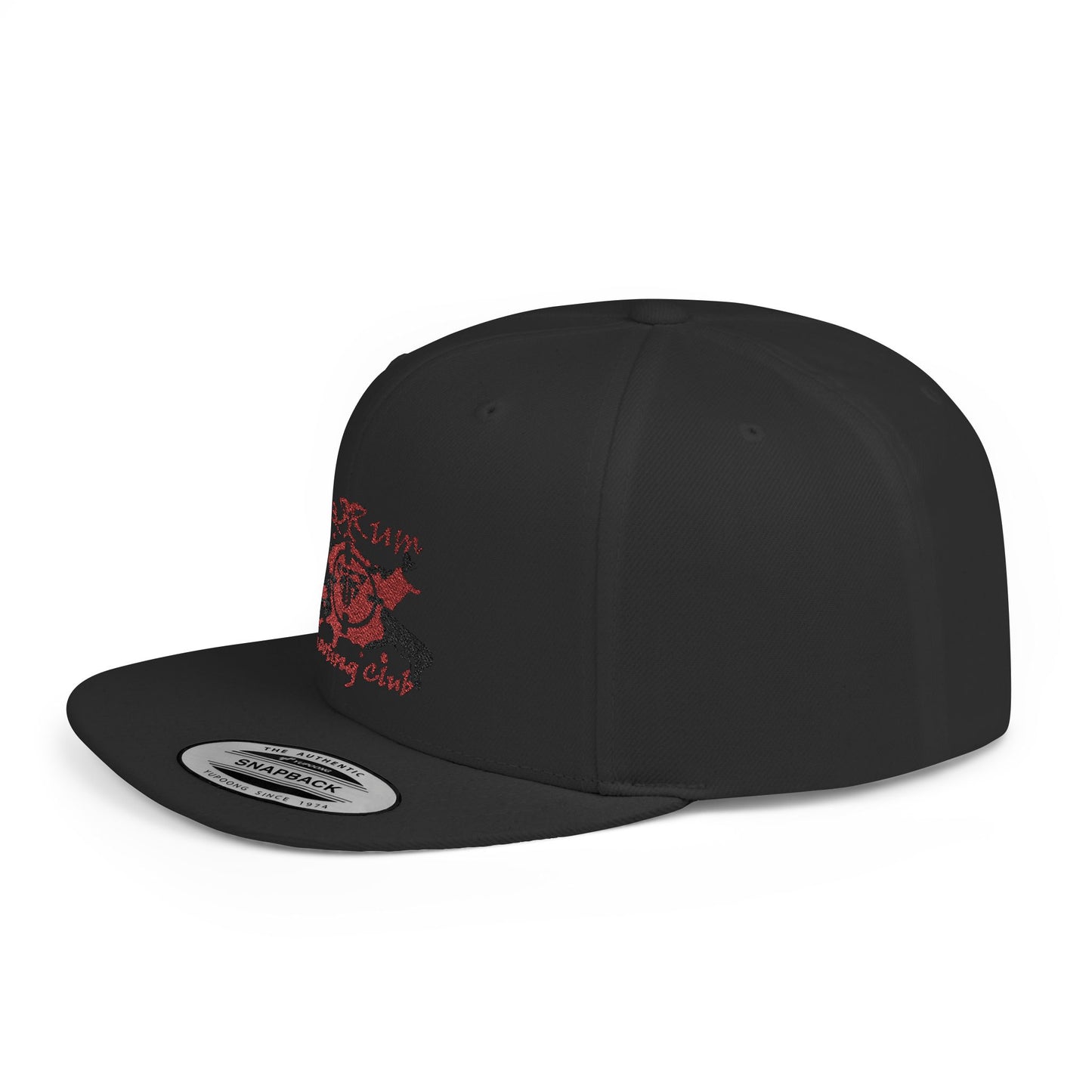 π« Redrum Shooting Club Classic Snapback Hat β Flat Bill, High-Profile Style