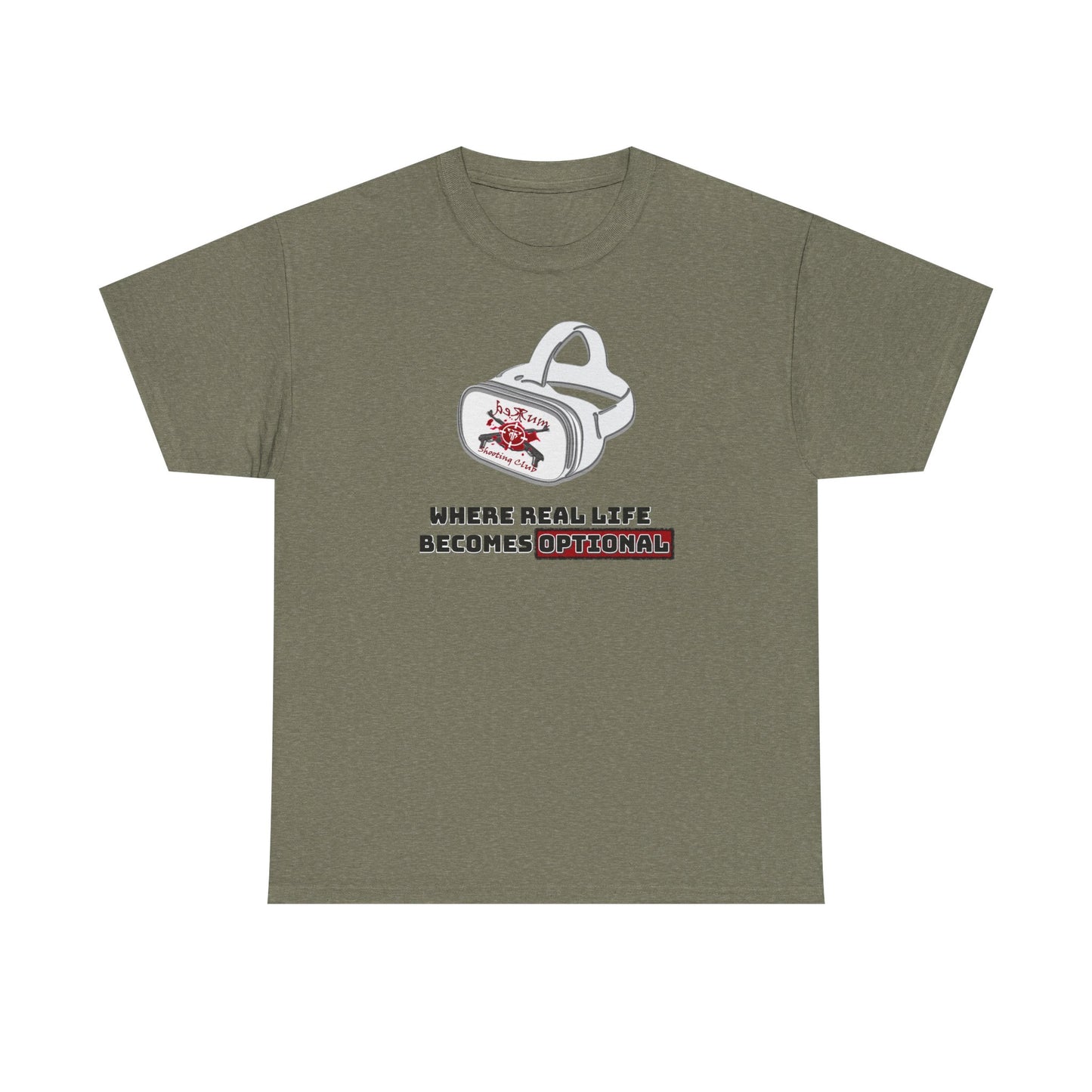 Where Real Life Becomes Optional – VR Gamer Tee
