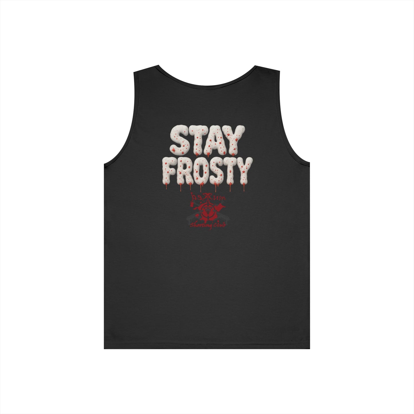 Stay Frosty Tactical Penguin Tank Top – Unisex Heavy Cotton, Multiple Colors, VR Gamer Club Apparel