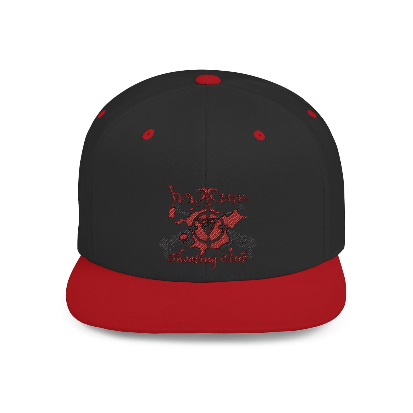 π« Redrum Shooting Club Classic Snapback Hat β Flat Bill, High-Profile Style