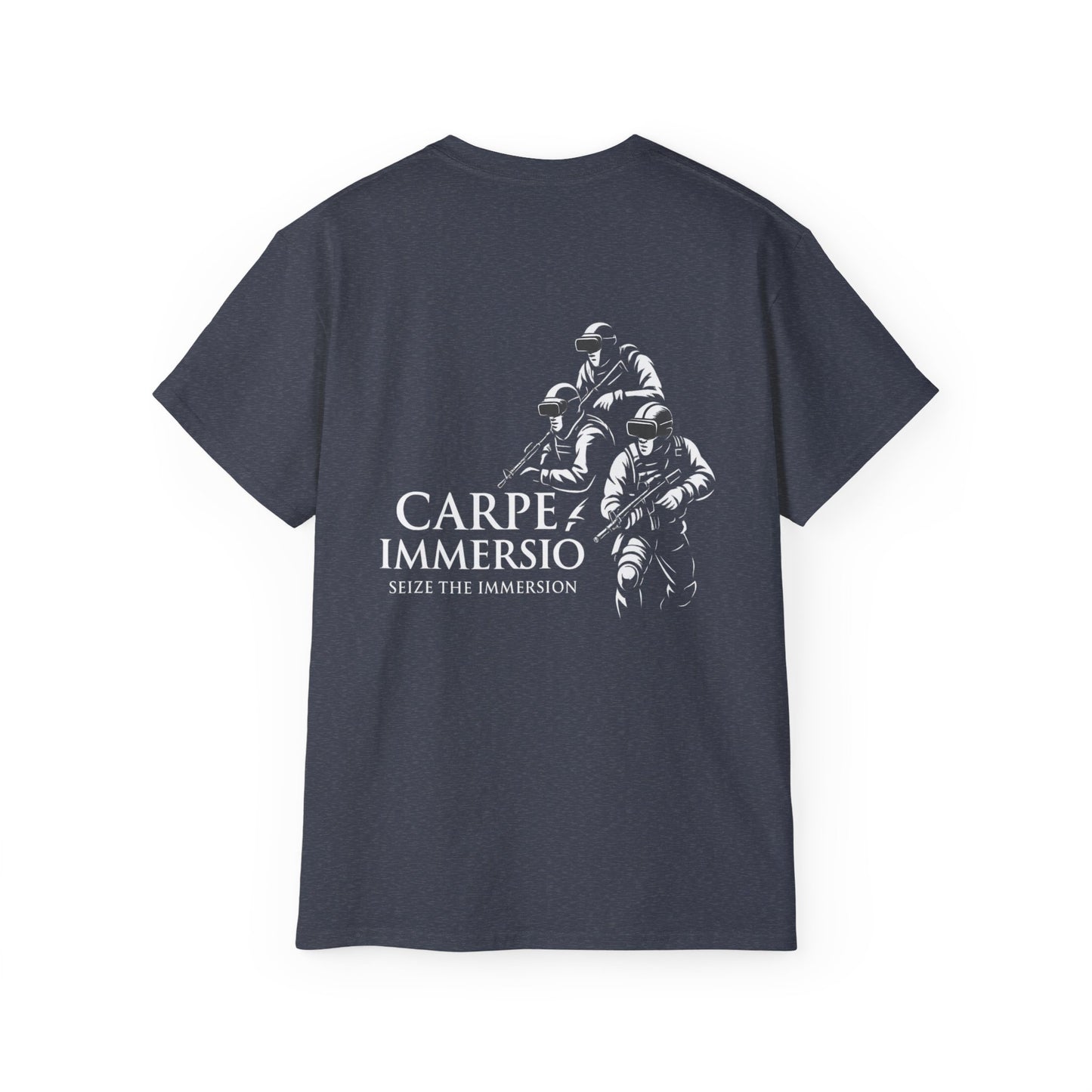 Carpe Immersio T-Shirt – Seize the Immersion VR Gamer Tee by Redrum Shooting Club