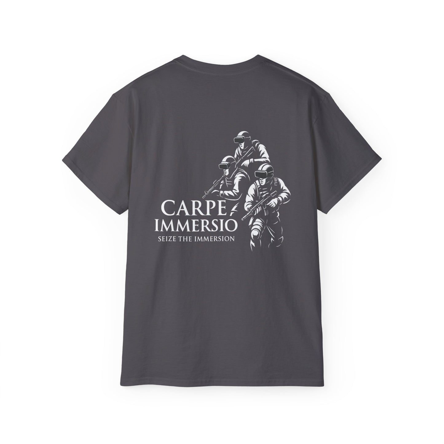 Carpe Immersio T-Shirt – Seize the Immersion VR Gamer Tee by Redrum Shooting Club