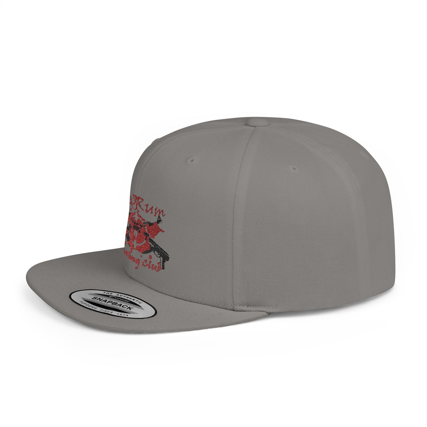 π« Redrum Shooting Club Classic Snapback Hat β Flat Bill, High-Profile Style