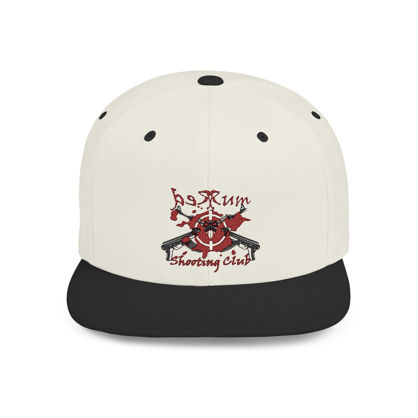 π« Redrum Shooting Club Classic Snapback Hat β Flat Bill, High-Profile Style