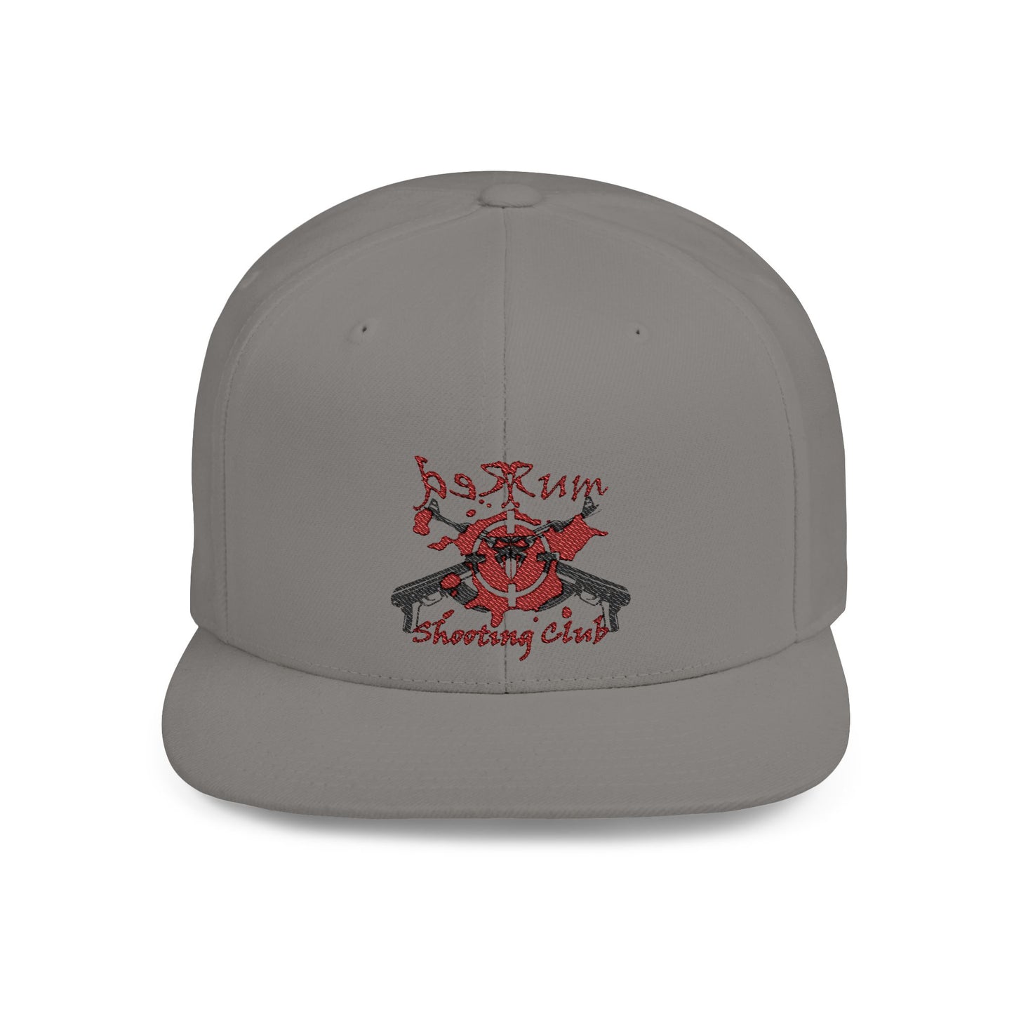 π« Redrum Shooting Club Classic Snapback Hat β Flat Bill, High-Profile Style