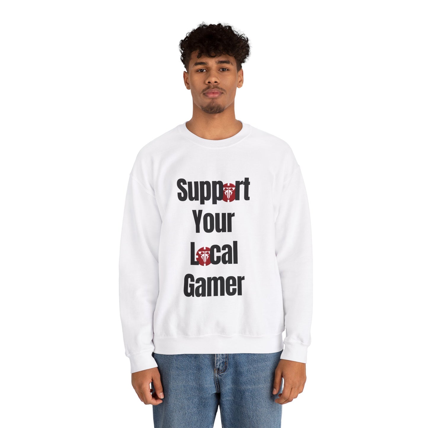 Support Your Local Gamer Unisex Heavy Blend™ Crewneck Sweatshirt