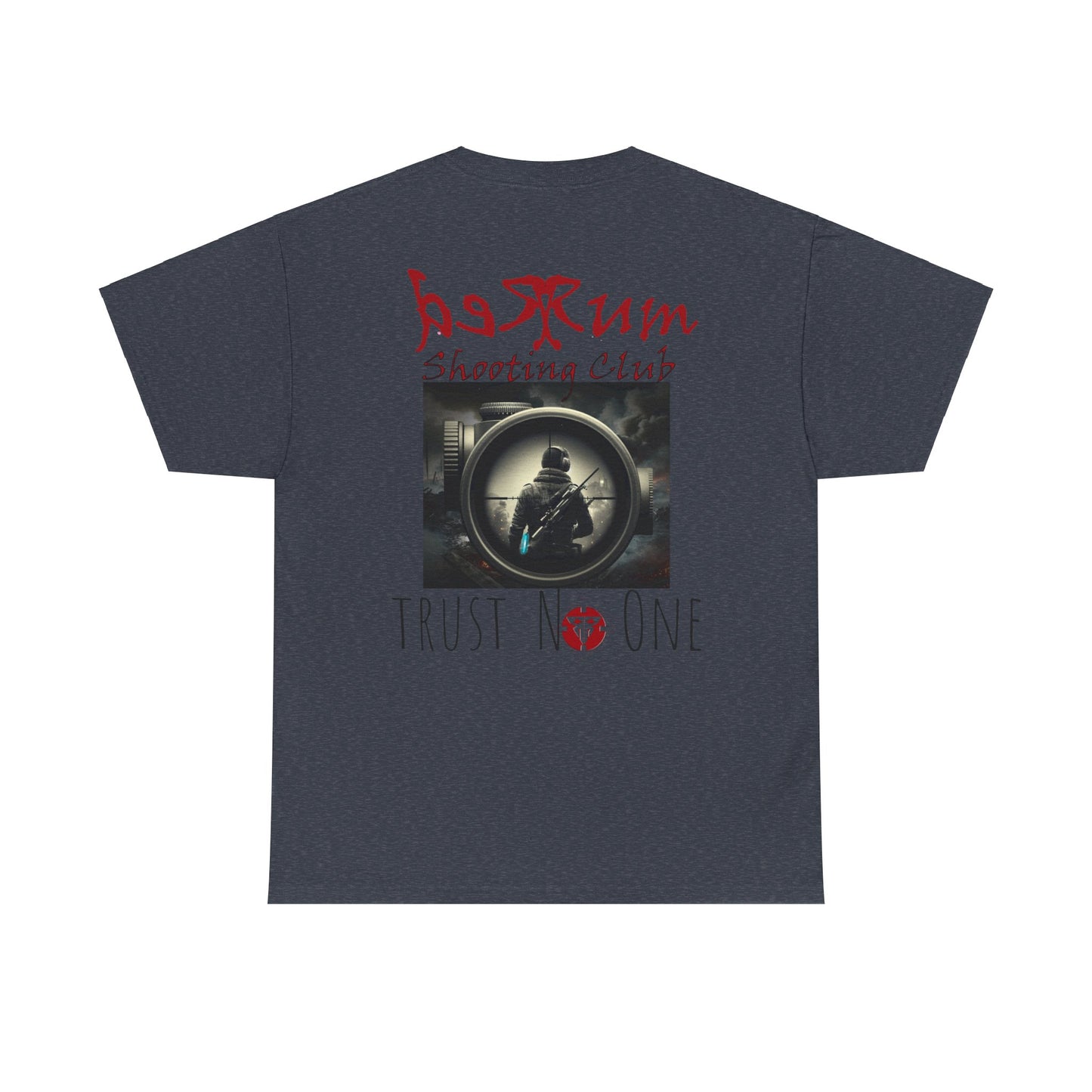 Redrum Shooting Club 'Trust No One' Heavy Cotton Tee