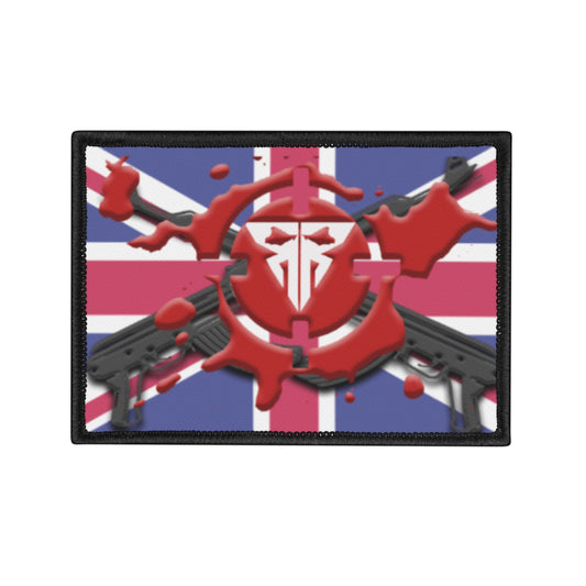 Redrum Shooting Club Iron-On Patch – Union Jack Edition
