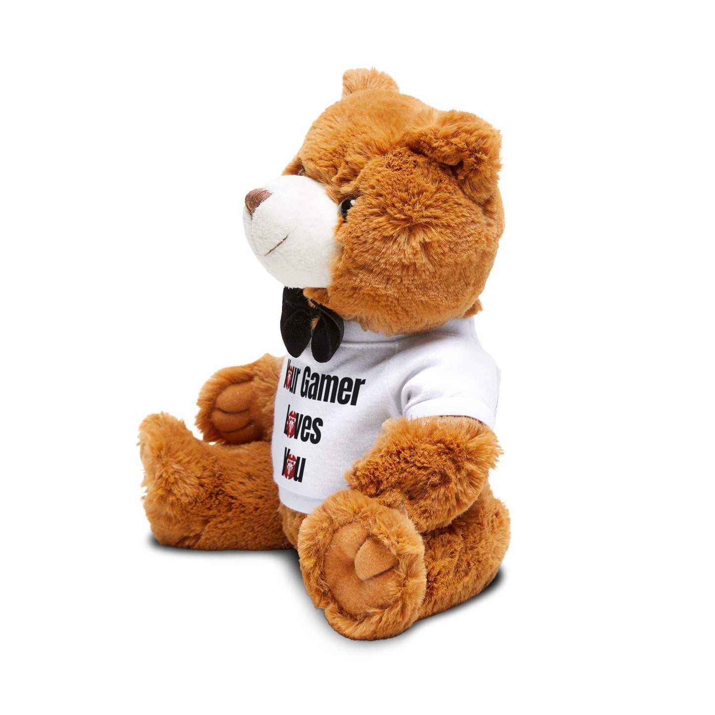 Your Gamer Loves You Teddy Bear with T-Shirt – The Perfect Gamer Gift