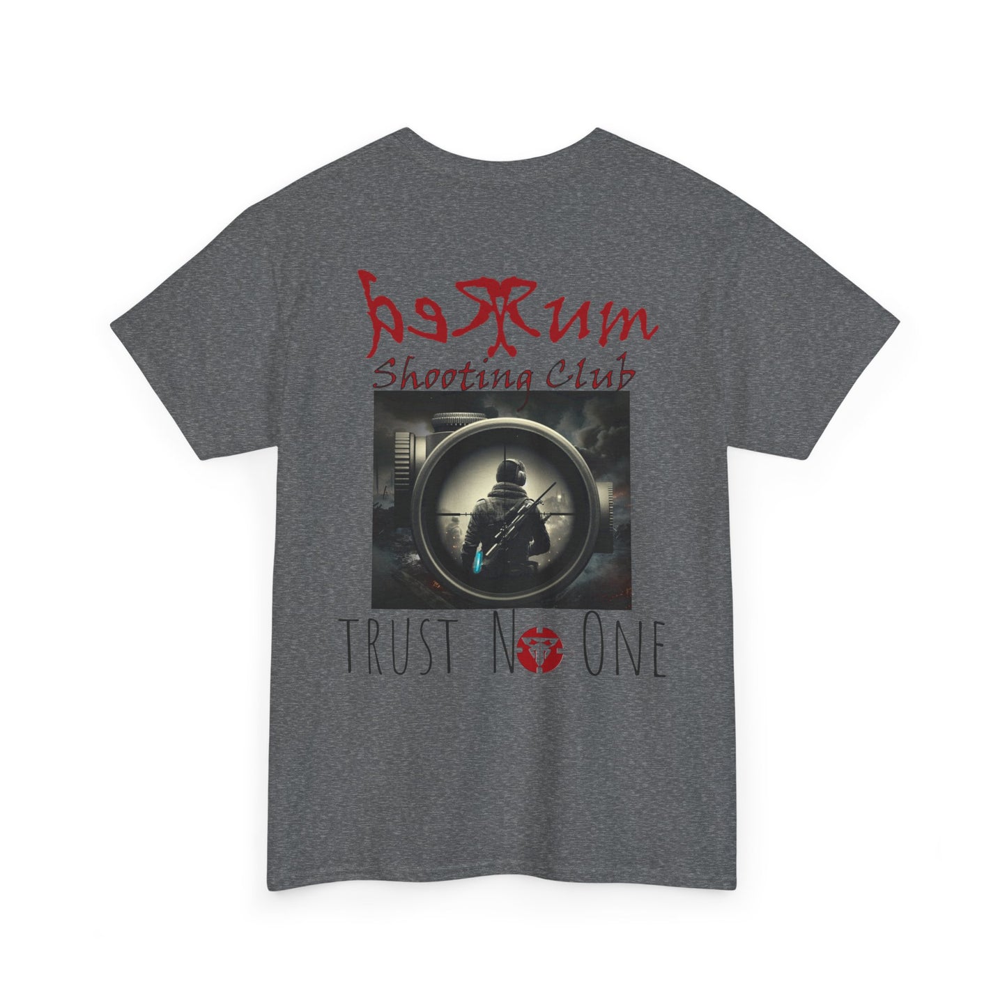 Redrum Shooting Club 'Trust No One' Heavy Cotton Tee