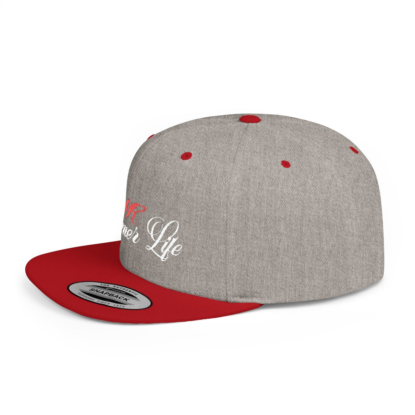 🧢 VR Gamer Life Snapback – Flat Bill Hat for Virtual Warriors