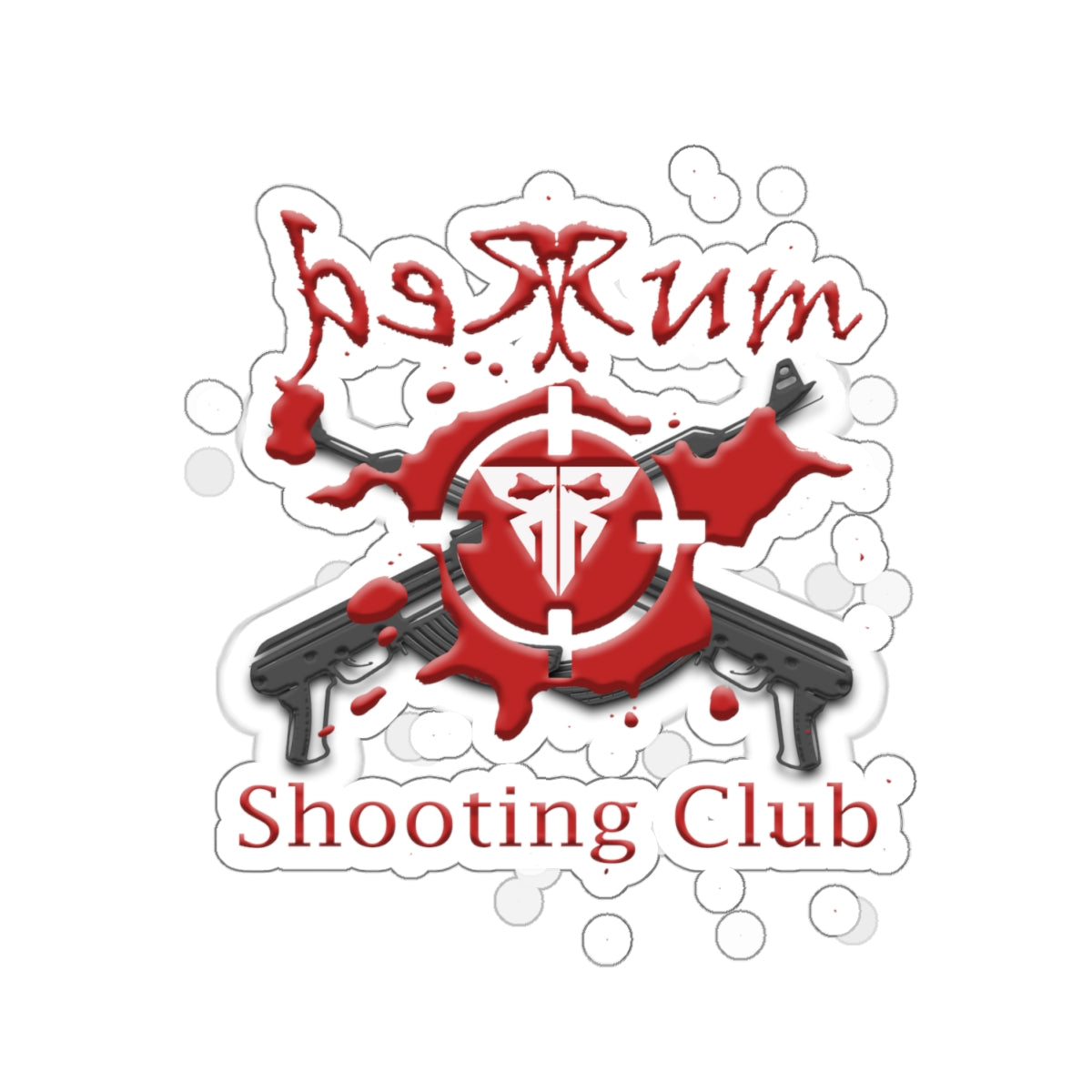 Redrum Shooting Club Stickers