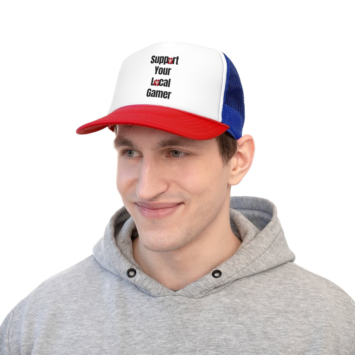 Support your Local Gamer Trucker Caps