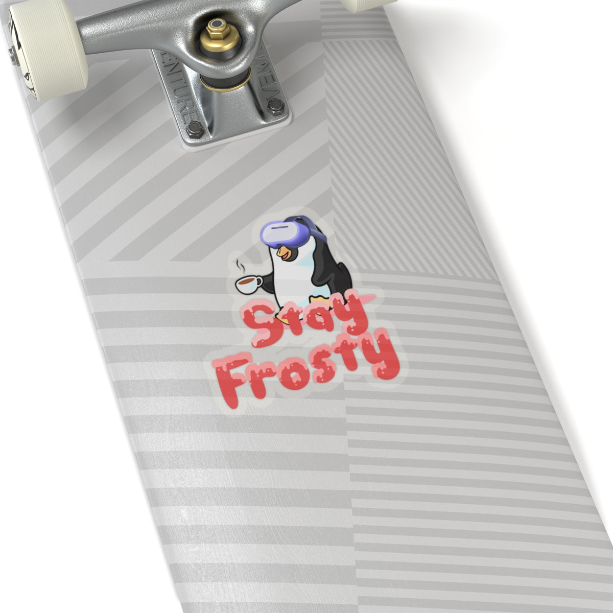 Stay Frosty Vinyl Sticker - Cool Vibes & Durable Design