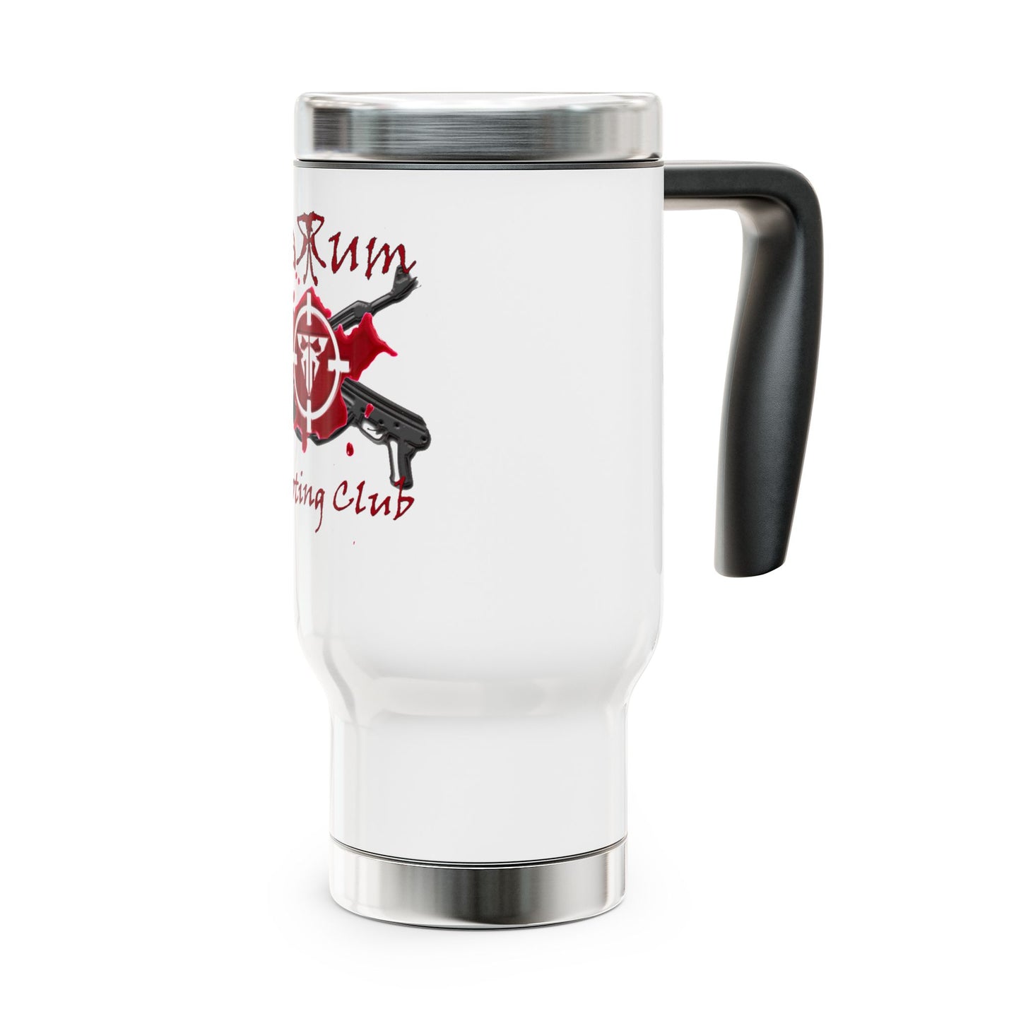 RSC Stainless Steel Travel Mug with Handle, 14oz