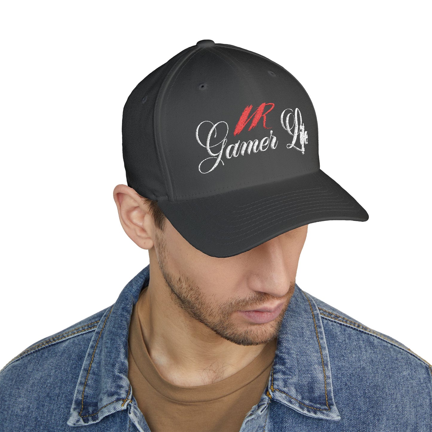 VR Gamer Life Flex-Fit Hat – Tactical Comfort for Virtual Warriors
