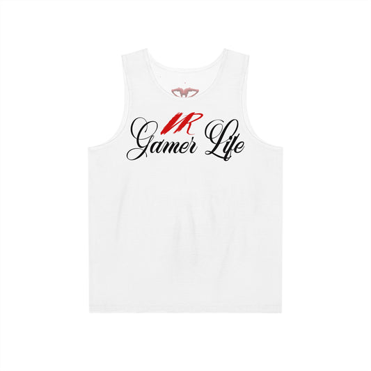 VR Gamer Life White Tank Top - Stay Cool and Stylish for Every Occasion