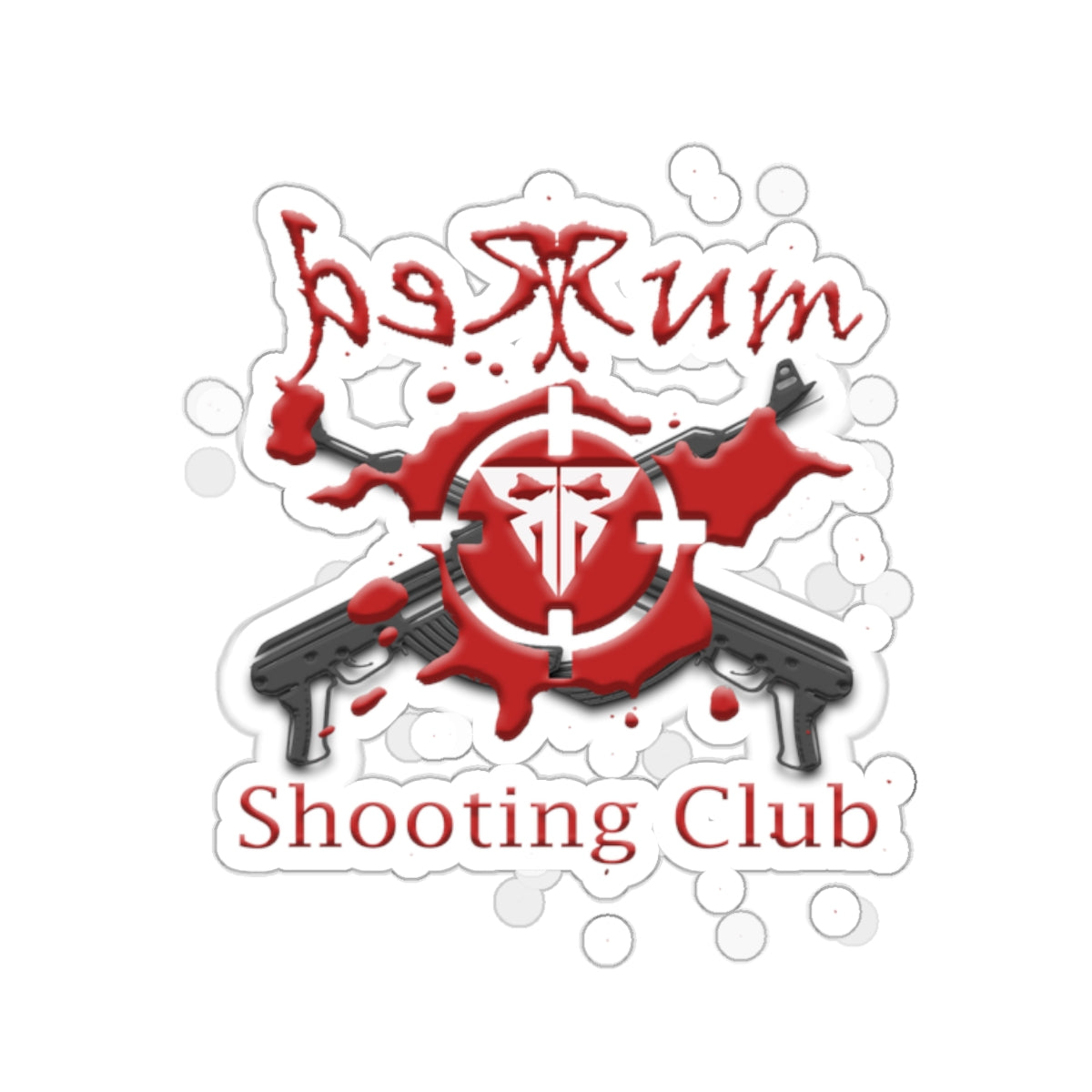 Redrum Shooting Club Stickers