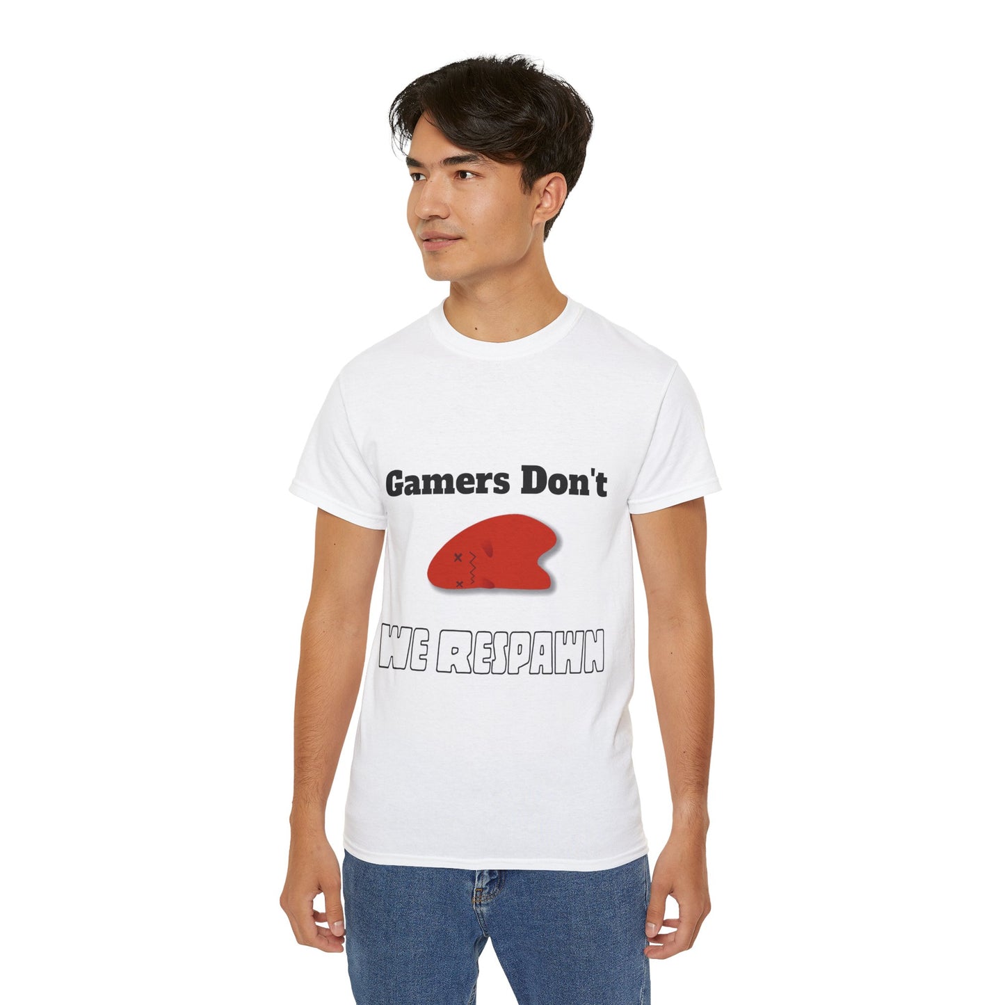 VR Gamers Don't Die, We Respawn" Ultra Cotton Tee