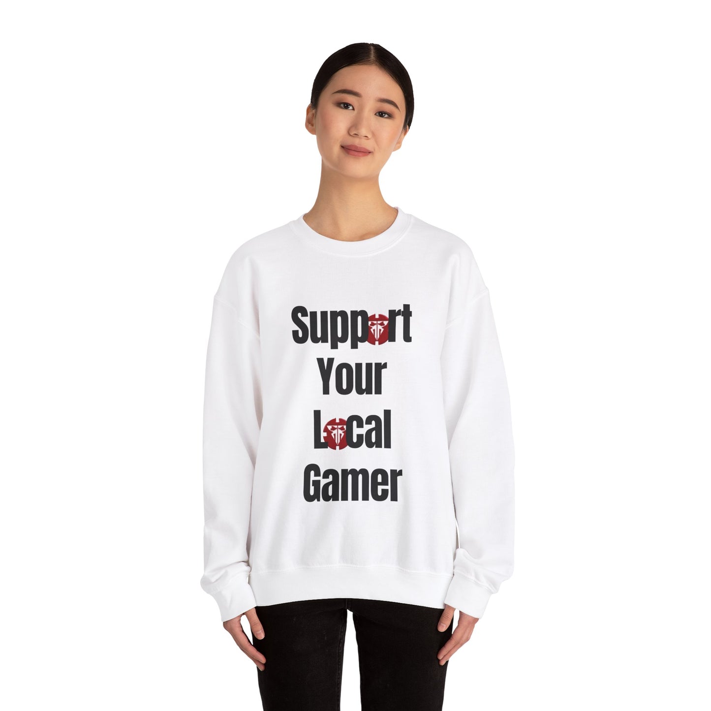 Support Your Local Gamer Unisex Heavy Blend™ Crewneck Sweatshirt