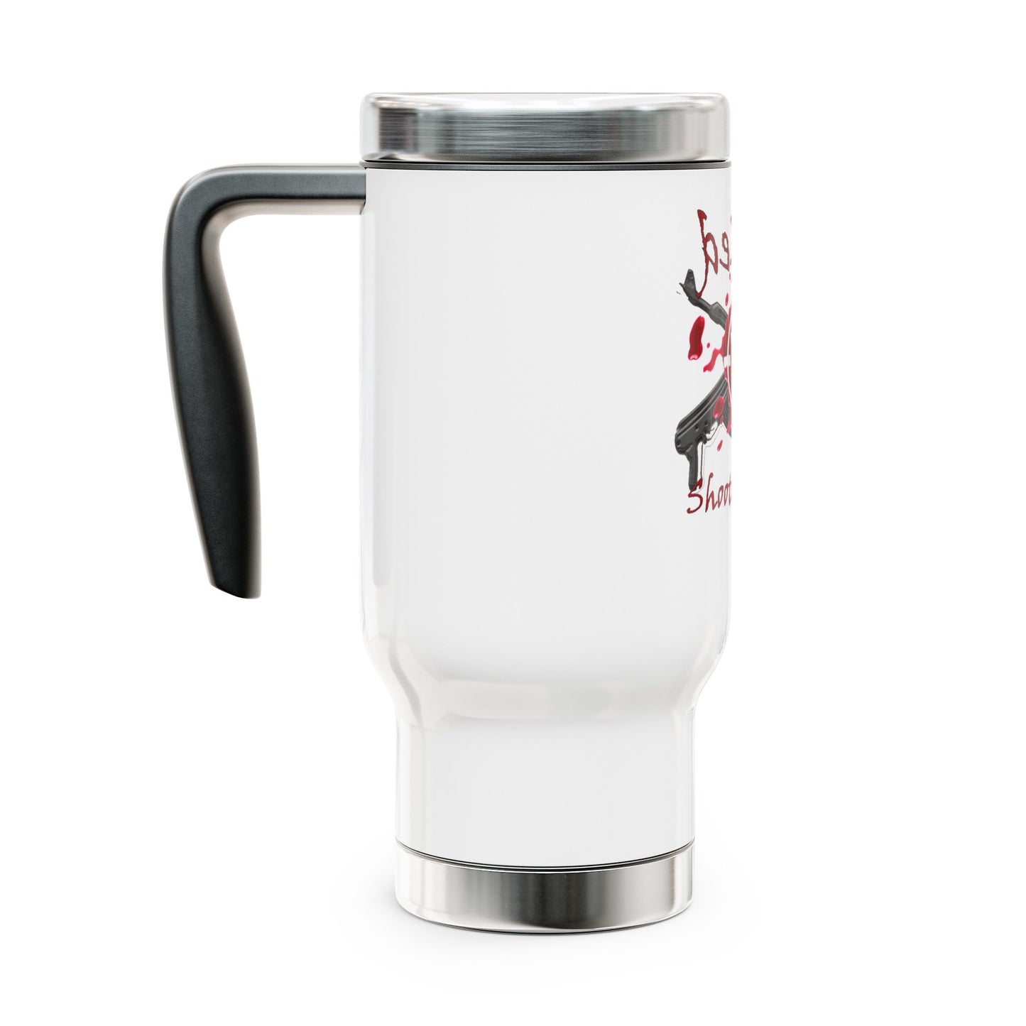 RSC Stainless Steel Travel Mug with Handle, 14oz