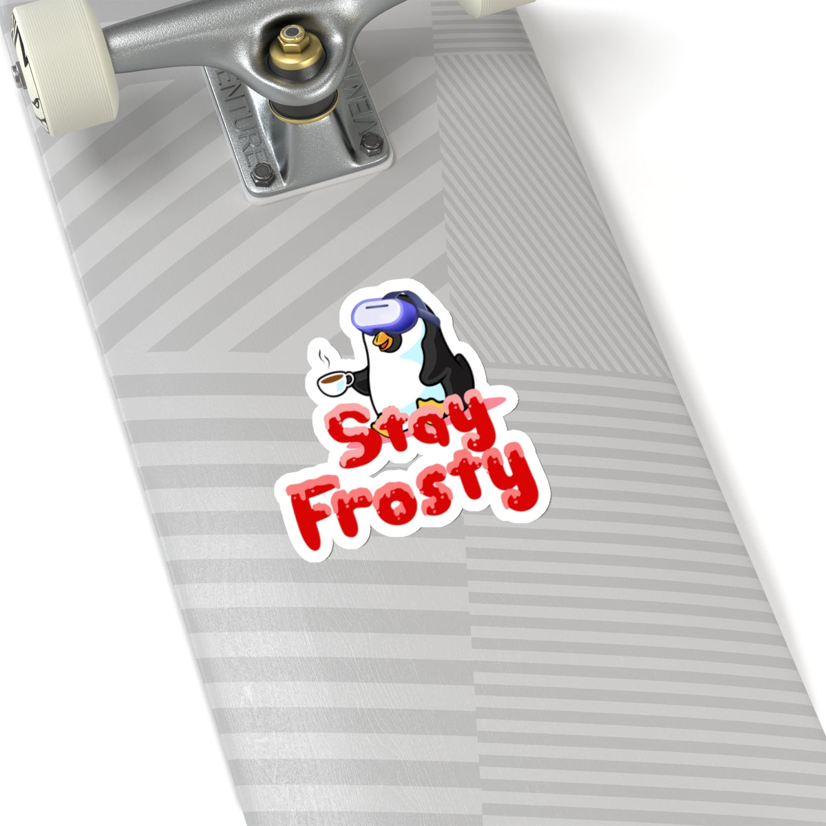 Stay Frosty Vinyl Sticker - Cool Vibes & Durable Design