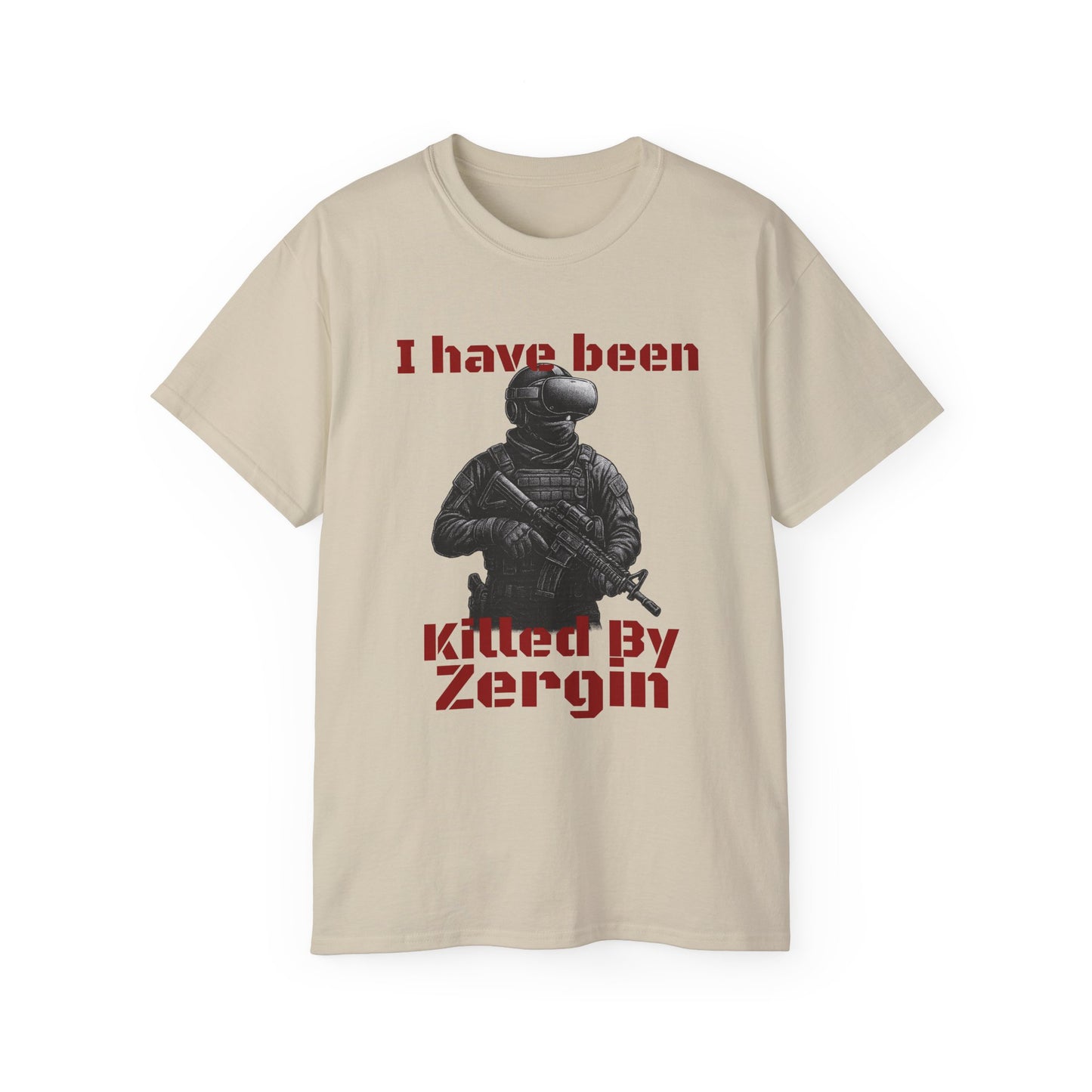 “I Have Been Killed by Zergin” Unisex Ultra Cotton Tee – Redrum Shooting Club Edition