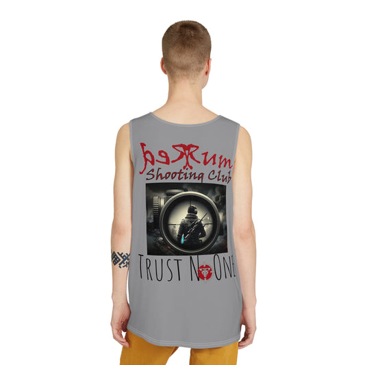 Redrum Shooting Club 'Trust No One' VR Gamer Gray Tank Top