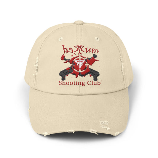 Redrum Shooting Club Distressed Hat: Wear Your Pride Downrange!