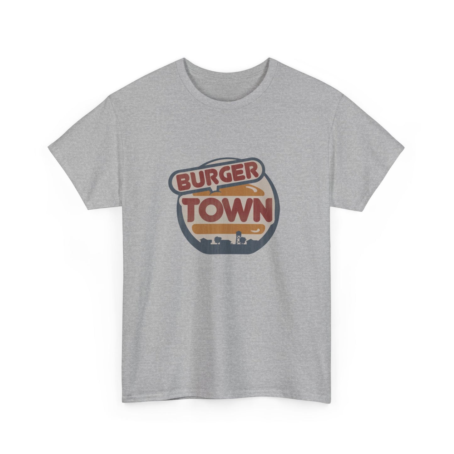 Burger Town Elite Gamer Tee - "Live Grilling, Good Eats, Fast Treats" Edition