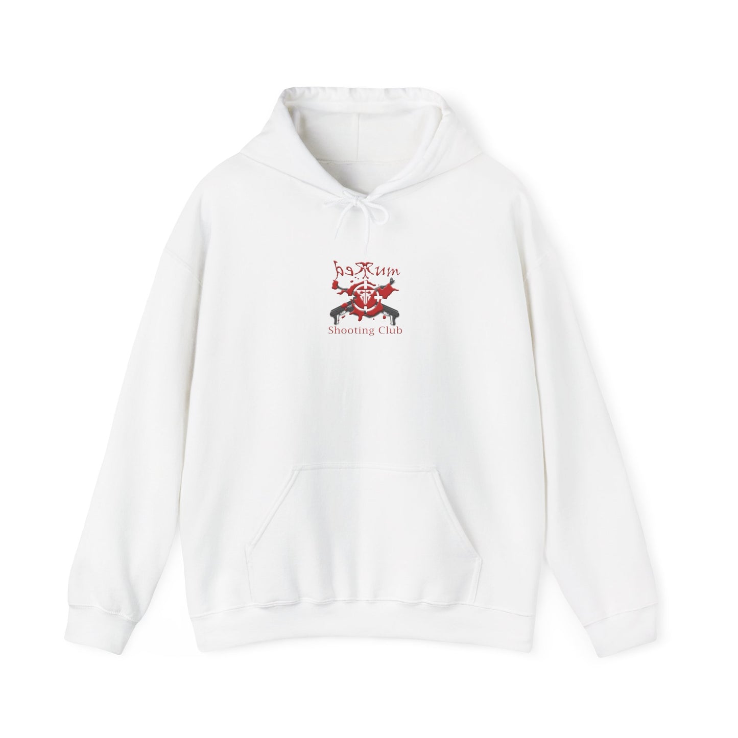 Redrum Shooting Club Logo Hoodie – Classic Fit with Front & Back Club Branding