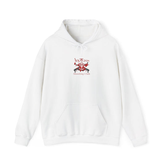 Redrum Shooting Club Logo Hoodie – Classic Fit with Front & Back Club Branding