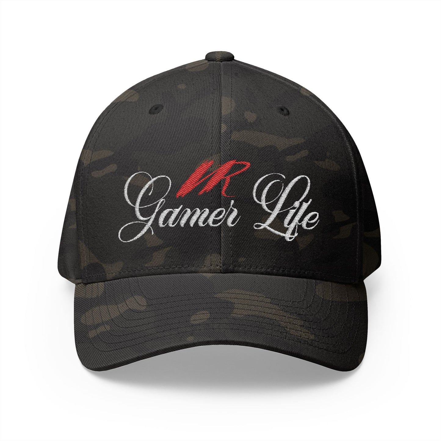VR Gamer Life Flex-Fit Hat – Tactical Comfort for Virtual Warriors